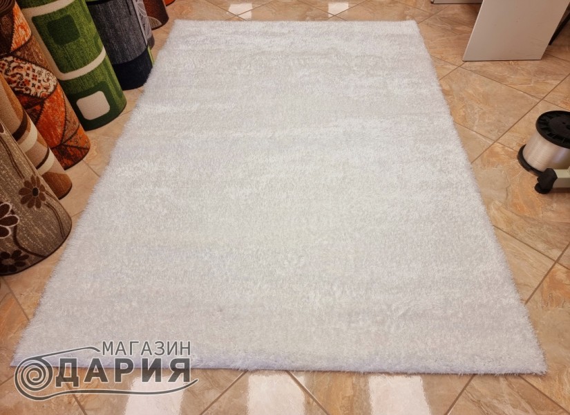 Тъкан килим 3D SHAGGY GRANDE white